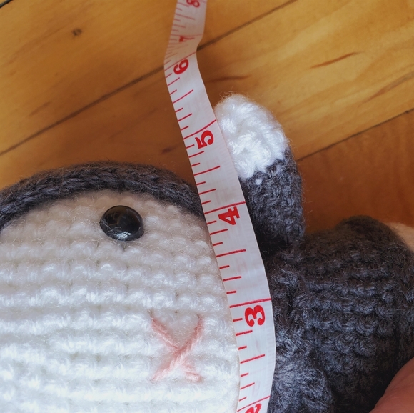 Handmade Crocheted Bunny with Hoodie - Picture 2 of 4